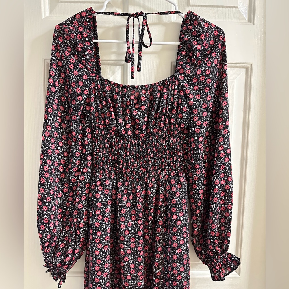 floral maxi dress